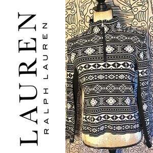 Lauren Ralph Lauren Southwest Pattern Half Zip Jacket